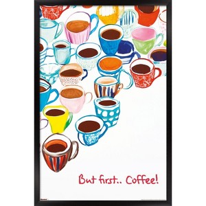 Trends International Reinders: Coffee - Many Coffees Framed Wall Poster Prints - 1 of 4