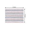 Home Weavers Orion Collection 100% Cotton Bathroom Rug, Non Slip Bath Mat Water Absorbent Soft Shaggy Mat Machine Washable - 3 of 4