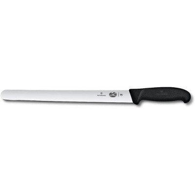 Victorinox Cutlery Stainless Steel Roast Beef Slicing Knife with Fibrox Handle, 12 Inch