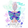 Girl's Encanto Familia Butterfly By Sebas Pakui T-Shirt - 2 of 4