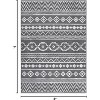 coucheta Soft Boho Area Rug Large Bedroom Rug Washable, Non Slip Geometric Indoor Floor Carpet Modern Area Rug for Living Room, Kitchen, Home Office - 2 of 4
