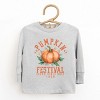 The Juniper Shop Pumpkin Festival Gourd Vibes Toddler Long Sleeve Tee - 5/6T - Heather Grey - 2 of 4