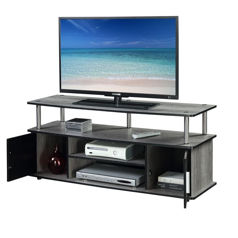 Breighton Home Catalina Entertainment Center with Storage Cabinets and Multiple Shelves TV Stand for TVs up to 60", 3 of 5