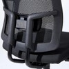 APRILSOUL 39.17"Complus Polyester Seat Pro Ergonomic High Back Office Task in Black Color With Arms - 4 of 4