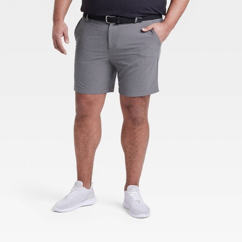 Men's Big Soft Stretch Shorts 9 - All In Motion™ Gray 2XL