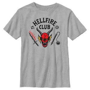 Boy's Stranger Things Welcome to the Hellfire Club T-Shirt - 1 of 4