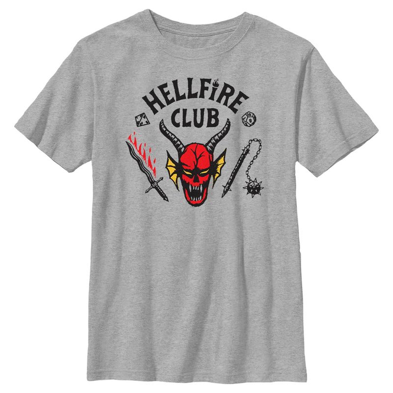 Boy's Stranger Things Welcome to the Hellfire Club T-Shirt, 1 of 6