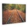 Trademark Fine Art Susan Vizvary Photography Looking Down the Tracks 3 Piece Panel Set Art - 2 of 3