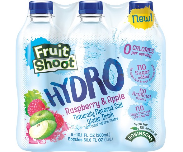 Fruit Shoot Hydro Raspberry/Apple Water - 6pk/10.1 fl oz Bottles