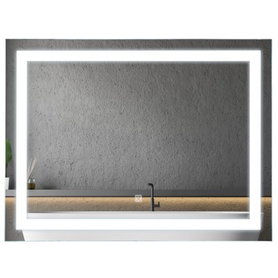 SEVOBAL Bathroom Vanity Mirrors Modern Wall Mounted Mirror Secure Installation Premium Construction Durability, Clear, 31.5"*23.5"*1"