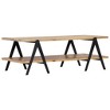 vidaXL Coffee Table 45.3"x23.6"x15.7" Solid Mango Wood - 2 of 4