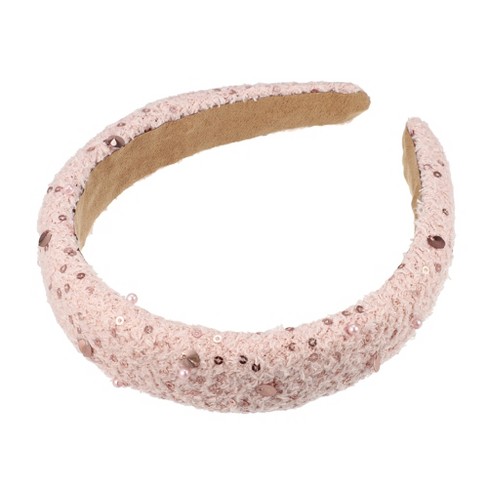 Liv & Ava Braided Headband With Crystal Pink : Target