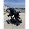 Double Stroller Track Tandem Stroller for Infant and Toddler, Foldable Pushchair Bassinet Pram, Adjustable Reversible Seat - 3 of 4
