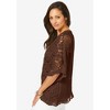 Jessica London Women's Plus Size Crochet Cardigan - 4 of 4