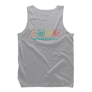 Men's Design By Humans Dad Handsome, Charming, See Also ATM By Tank Top - 1 of 2