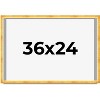 PosterPalooza | Minimalist Shadow Box Gold Picture Frame - UV Acrylic, Backing Board, Hanging Hardware - 2 of 4