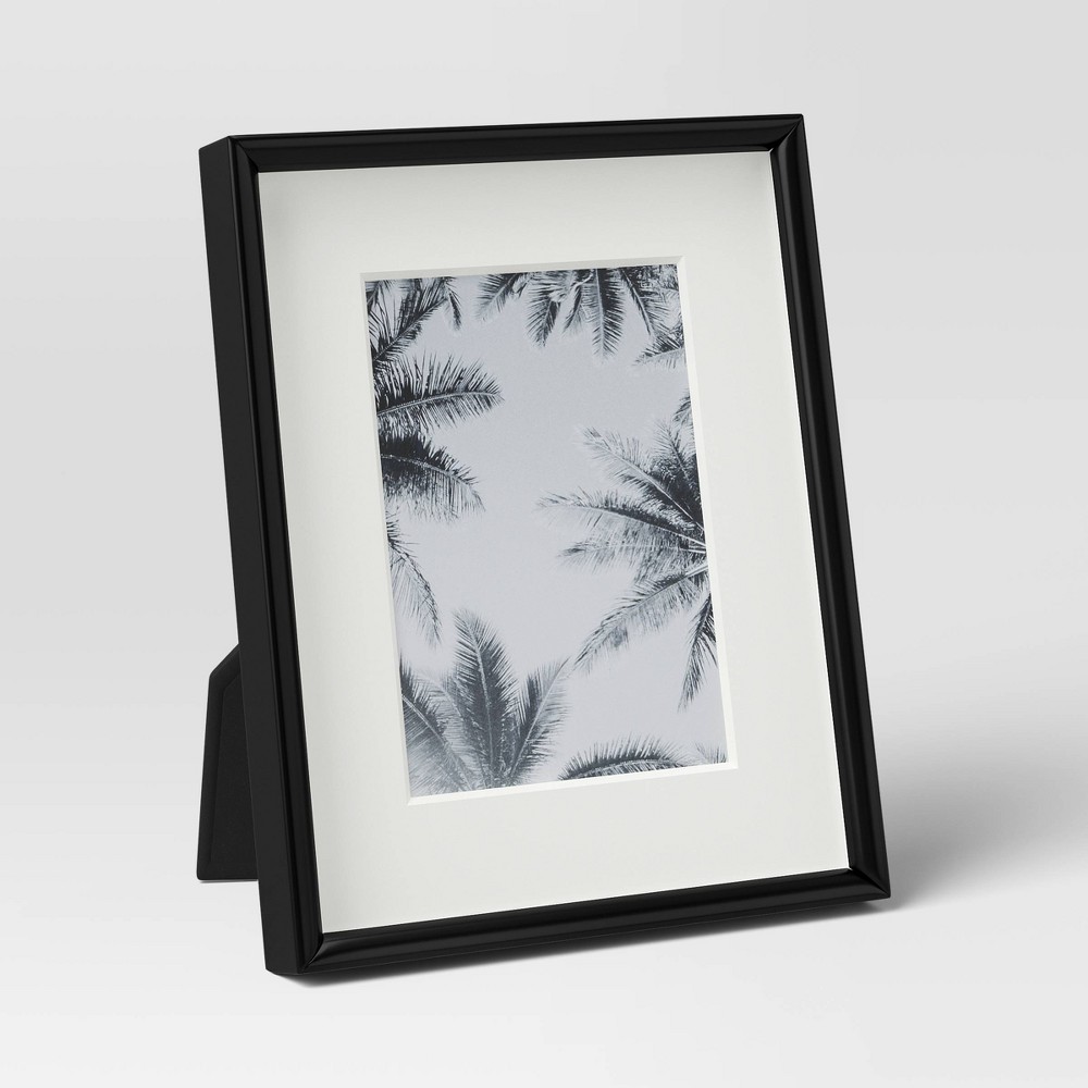 Photos - Photo Frame / Album 5"x7" Deep Profile Metal Table Frame Black - Threshold™