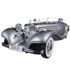 1936 Mercedes 500K Special Roadster Grey 1/18 Diecast Model Car by Maisto - 2 of 3