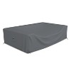 Covers & all Outdoor Sectional Sofa Set Cover, 1000D PVC-Coated Heavy Duty Waterproof Patio Couch Cover, 28 in H x 88 in W x 62 in D, Gray - 2 of 4