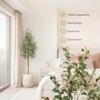 Olive Trees Artificial Indoor,Tall Olive Tree Plants,Double rod shape,Faux Olive Tree with Realistic Trunk,Leaves,Fruits for Home Decor - 2 of 4