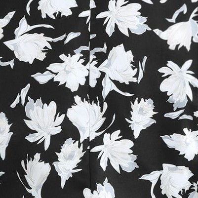 black white