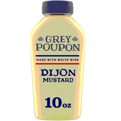 Grey Poupon Dijon Mustard, 10 oz. Squeeze Bottle (Pack of 2)