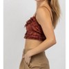 Women's TIERED WOVEN CAMI TOP - ENDLESS BLU. - 4 of 4