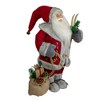 Northlight 18" Standing Santa Christmas Figure with Skis and Fur Boots - 4 of 4