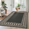 Rug Ultra-Thin Low Pile Lightweight Non-Slip Hallway Kitchen Runner with Non-Shedding Backing for Bedroom - 2 of 4