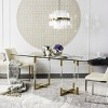 Juliana Acrylic Dining Table - SFV2517A - Clear/Brass - Safavieh Couture - 2 of 4