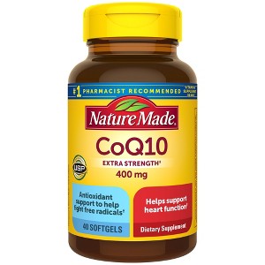 Nature Made CoQ10 400mg Softgels for Heart Health Support - 40ct - 1 of 4