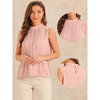 Allegra K Women's Chiffon Sleeveless Work Business Casual Tank Top - 2 of 4