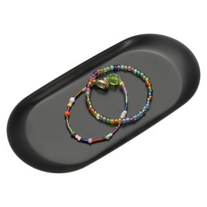 Unique Bargains Stainless Steel Decorative Square Jewelry Serving Trays for Candle Drink - 1 of 4