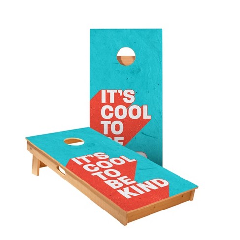 Cool To Be Kind Cornhole Boards - Aca Star Series,no Bags : Target