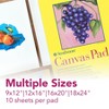 Strathmore 300 Series Canvas Pad, Tape Binding, 10 Sheet, 16x20 inch, 1 Count - 2 of 4