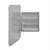 Rectangle Medicine Cabinet Mirror Bathroom Mirror with Storage and LDE, Wall Mounted Medicine Mirror Cabinet, for Bathroom, Living Room, Bedroom - 4 of 4