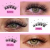 VEYESBEAUTY VBXtreme  Lash Clusters Fluffy Individual Lash Extensions 3D Layered Volume Eyelashes Thin & Invisible Faux Mink Lash Mixed Length 10-18mm - 4 of 4