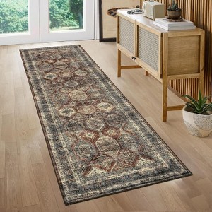 Geometry Living Room Printed Area Rug Easy - 1 of 4
