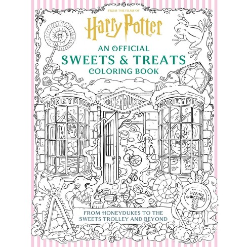 Harry Potter: An Official Sweets And Treats Coloring Book - (paperback) : Target