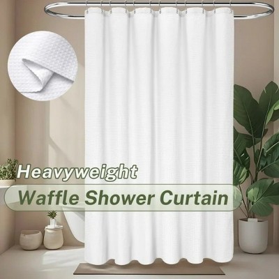 LunaLulinlk Heavyweight Fabric Shower Curtains for Bathroom