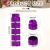 Unique Bargains Aluminum Alloy Anti-Skid BMX Mountain Dirt Cycling Fit 3/8 Inch Axles Rear Stunt Bike Pegs 4 Pcs - 2 of 3