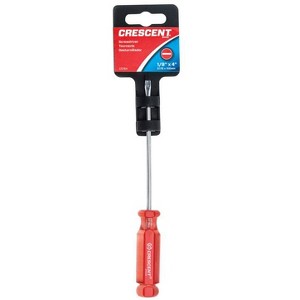 Crescent 1/8 in. X 4 in. L Slotted Screwdriver 1 pc - 1 of 1