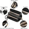 BEAFUP Wallet for Women,Clutch RFID Blocking with Wristlet and Grip Hand Strap,Funny Leather Print Purse Large Capacity Credit Card Holder - 4 of 4