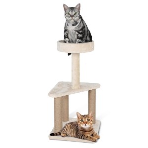 Cat Tree with Sisal Covered Scratching Post - 1 of 4