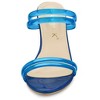 Allegra K Women's Clear Strappy Slide Mule Block Heel Sandal - 2 of 4