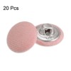 Unique Bargains DIY Craft Metal Shank Cotton Covered Round Sewing Buttons 20 Pcs - 3 of 4