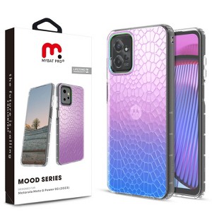 MyBat Pro Mood Series Case for Motorola Moto G Power 5G (2023) - Neon Butterflies - 1 of 4
