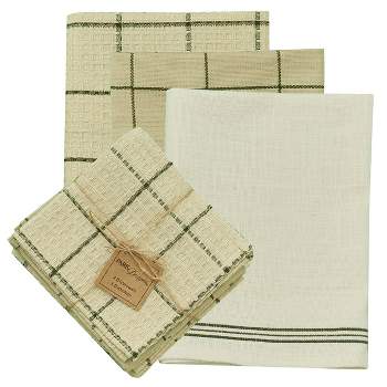 100% Cotton Plaid Buffalo Pattern Style Absorbency Kitchen Tea Coffee Towel  Sets - Piccocasa : Target