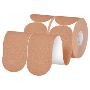 Itopfox Kinesiology Tape, 2 Rolls Cotton Latex Free Hypoallergenic Elastic Precut Strips, Waterproof Athletic Tape for Knees Pain Injuries Sprains - 1 of 4