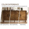 Gulches 60" Rustic American Farmhouse Credenza - Antique Brown TV Stand with Symmetrical Doors, Adjustable Shelves, Solid Wood & MDF for Living Room - 2 of 4
